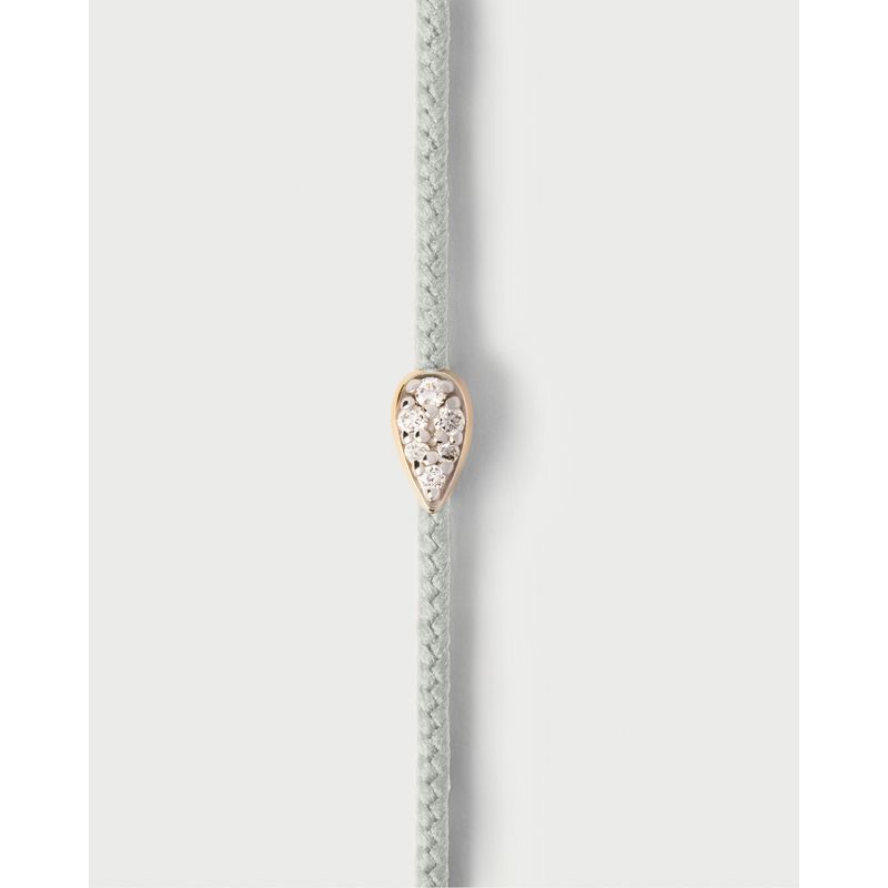 PDPAOLA - Pulsera de Diamantes y Cordón Isa  PDPAOLA