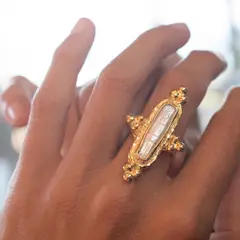 TURKUAZ - Anillo ajustable Saray