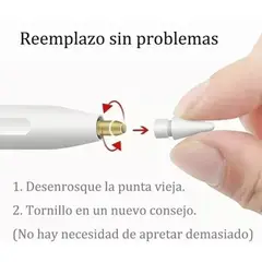 GENERICO - Punta Reemplazo Para Apple Pencil Hb 2b Kit 4 Unidades