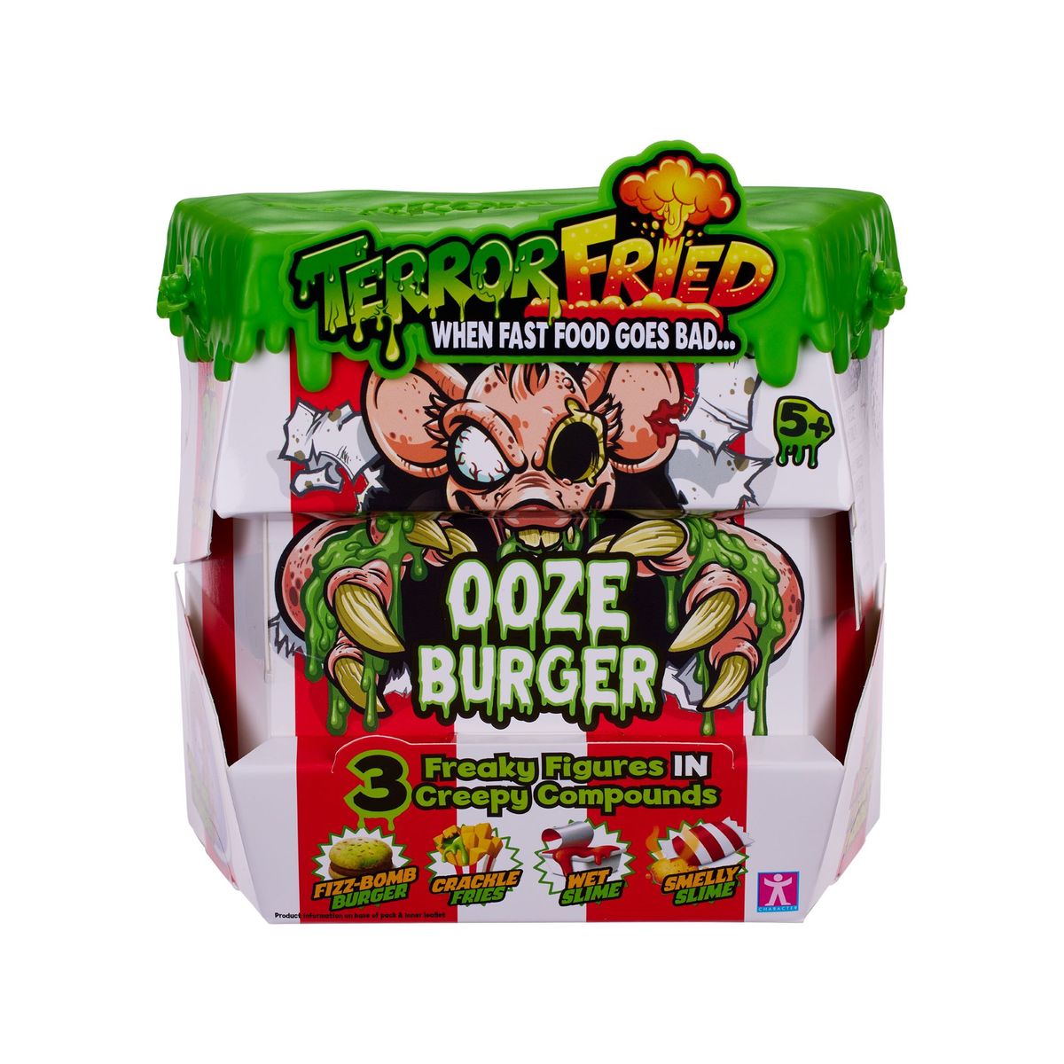 BOING TOYS - Terror Fried Juego Caja Hamburguesa 3 Figuras Coleccionables