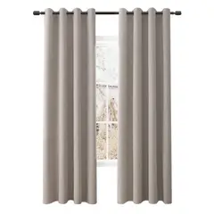 GENERICO - CORTINA BLACKOUT PREMIUM 1 PAÑO TEXTURA LINO SIN ENGOMADO 135X220 - Suela