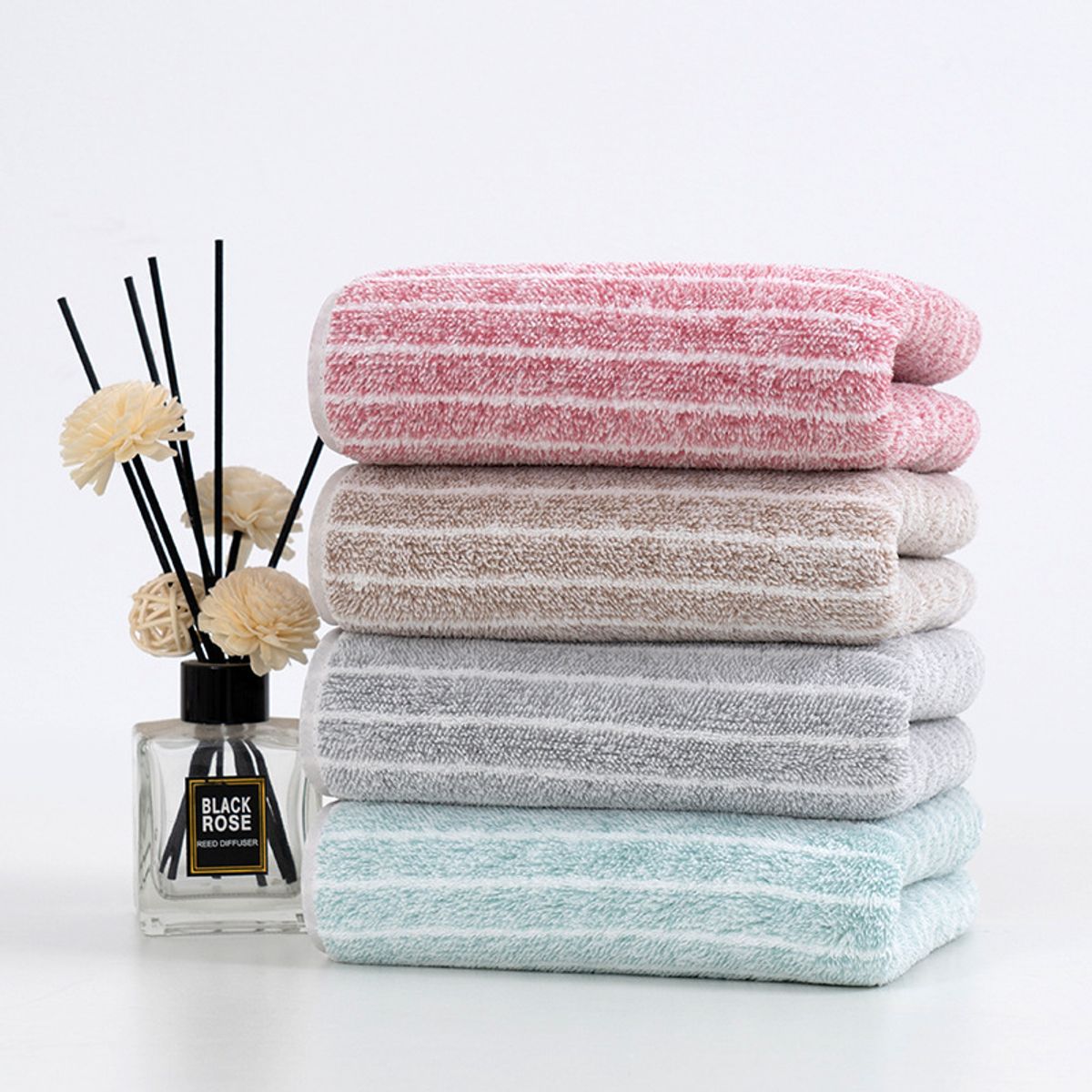 GARSIL - Pack 6 Toalla De Mano Microfibra Baño Spa Hotel Cocina 35x75
