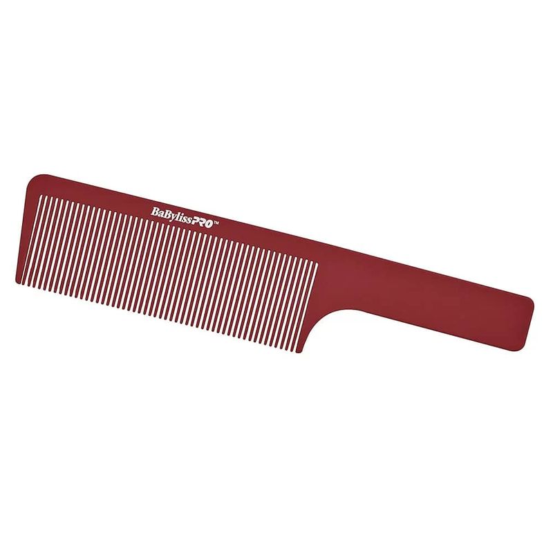 BABYLISS PRO - Peine BabylissPro Barberlogy Corte Barberia 9 Pulgadas Rojo