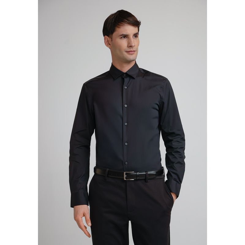 PERRY ELLIS - Camisa Hombre Smart Negro