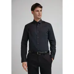 PERRY ELLIS - Camisa Hombre Smart Negro
