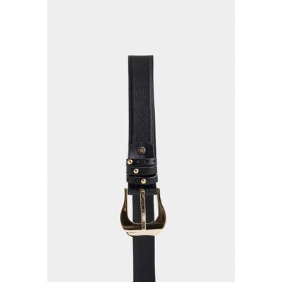 Imagen 2 del producto Vélez Cinturón Unifaz De Cuero Pasadores Negro