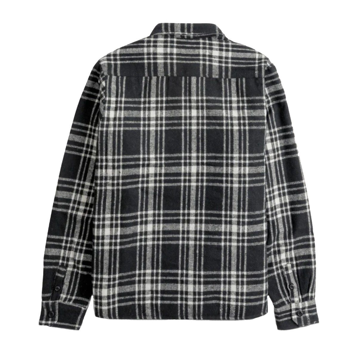 HURLEY - Camisa Hurley Union Plaid Black White - Negro
