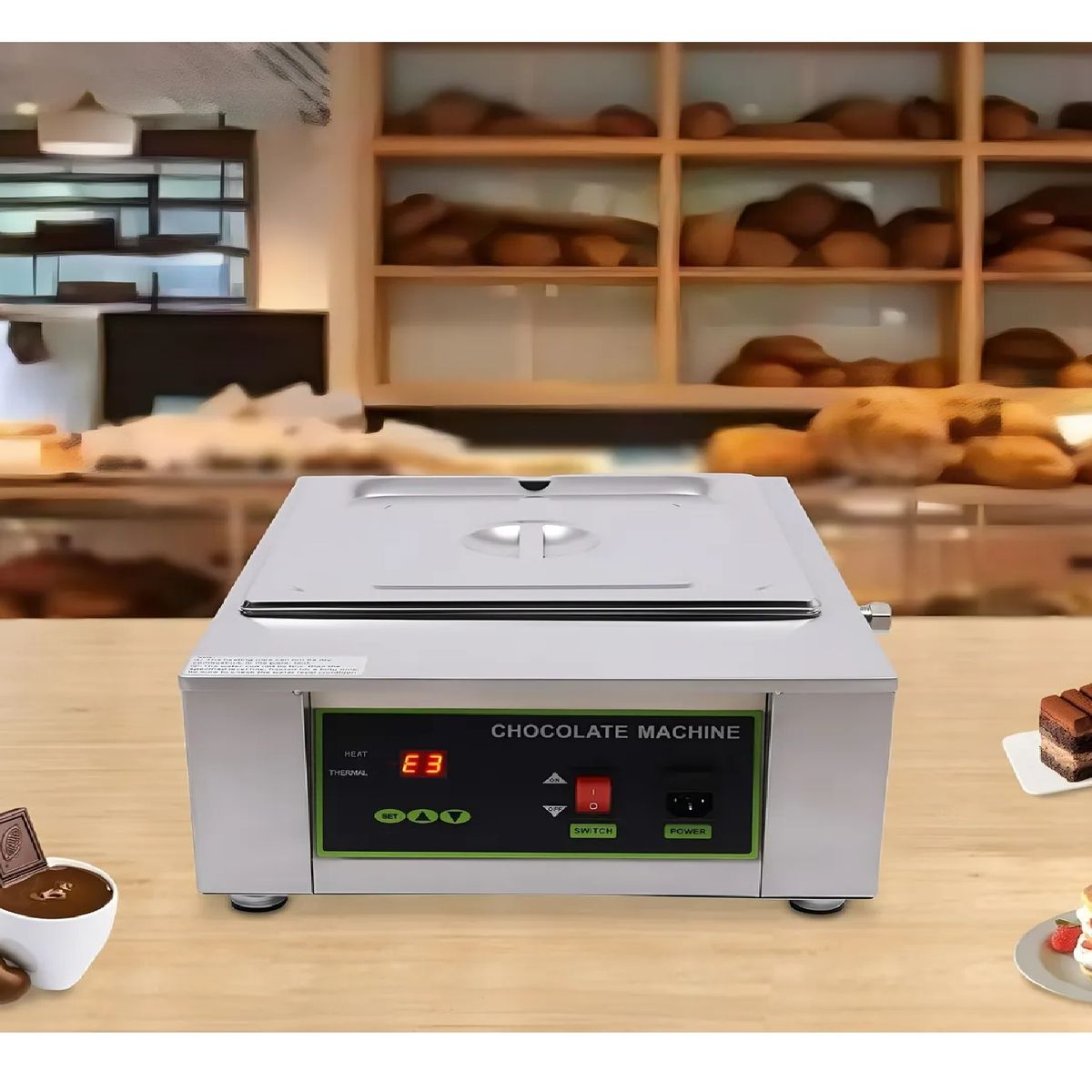 PASTELERIUSCL - Maquina De Chocolates Olla Fondue Olla Para Fundir Chocolate