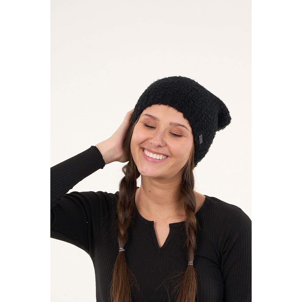 POLEMIC - Gorro De Lana Mujer Color Solido Tejido Relajado Polemic