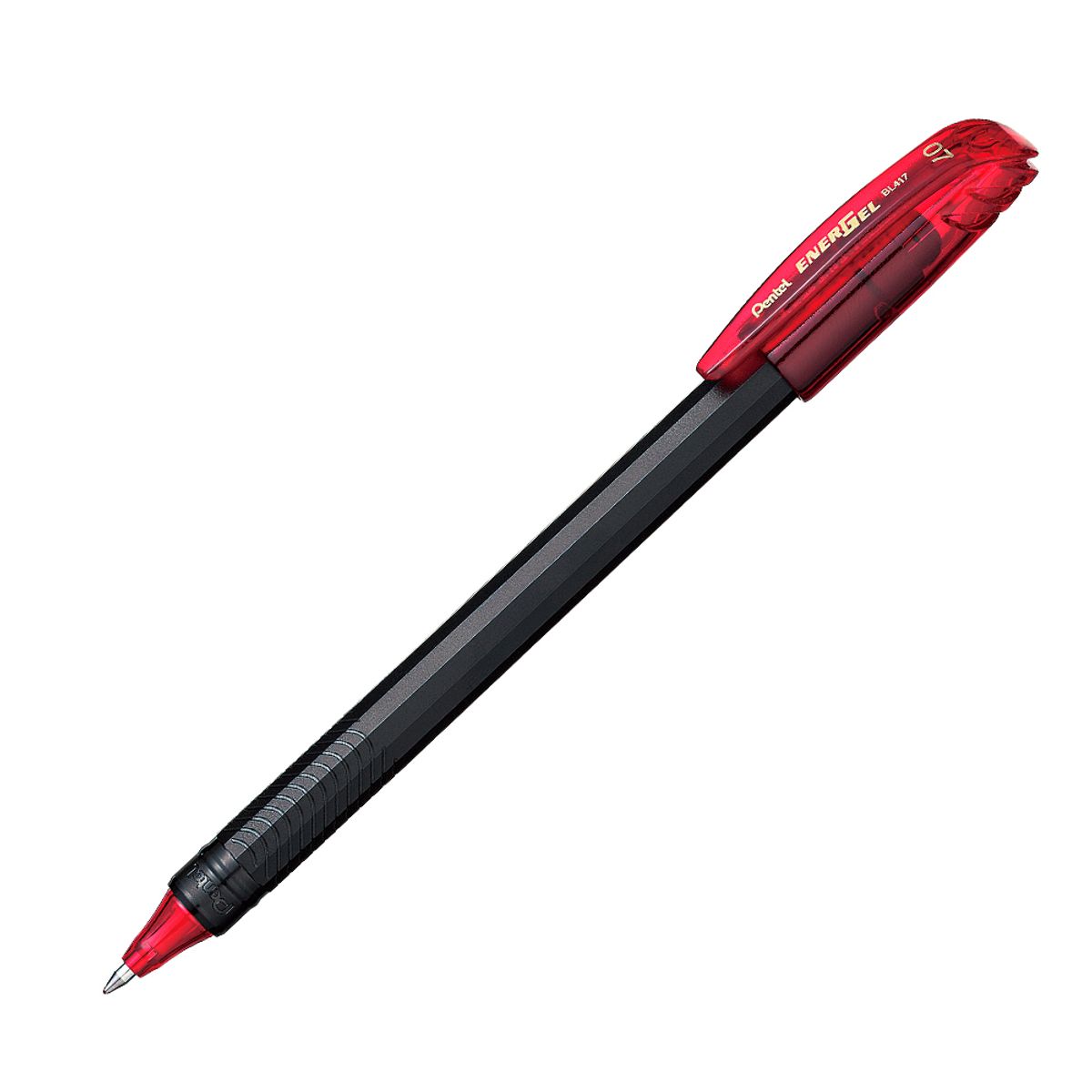 PENTEL - Roller Lapiz Gel Pentel Makkuro 07mm Navy B + Rojo - 24uni