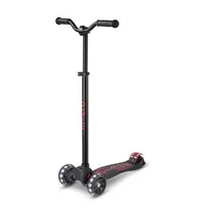 MICRO - Scooter Maxi Deluxe Pro Led NegroRojo