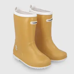 COYOTE KIDS - Bota de agua amarillo mostaza ribete blanco - Amarillo