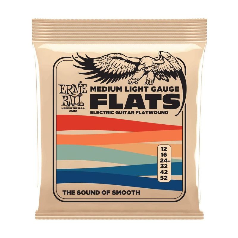 ERNIE BALL - Cuerdas guitarra eléctrica Ernie Ball 12-52 MLStSt Flat 2582