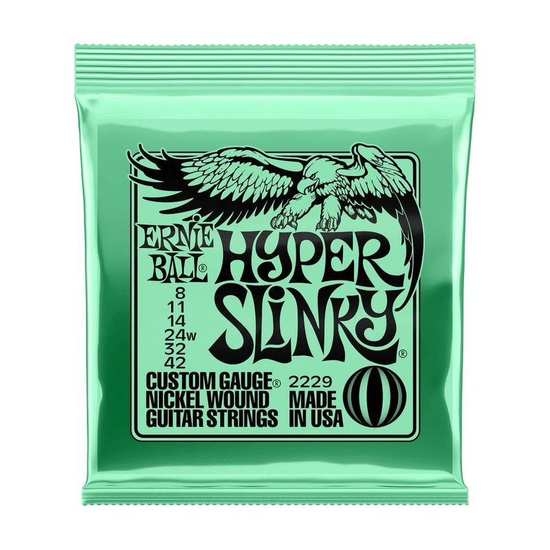 ERNIE BALL - Cuerdas guitarra eléctrica Ernie Ball 8-42 Hyper Slinky 2229