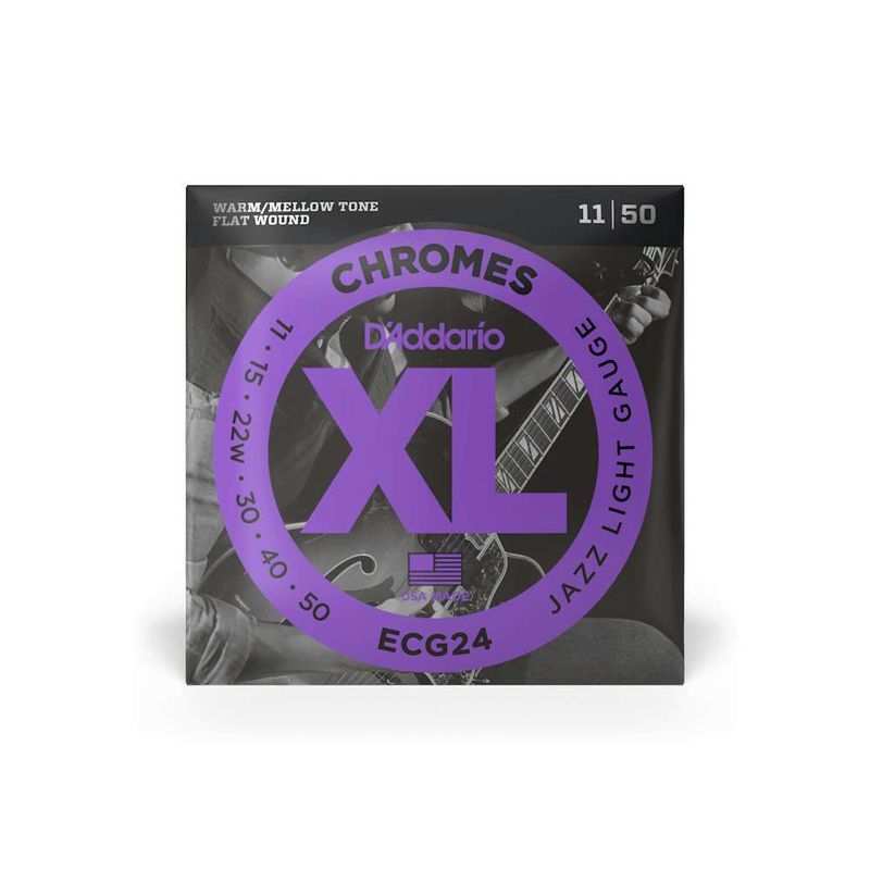 DADDARIO - Cuerdas para guitarra eléctrica Daddario 11-50 ECG24