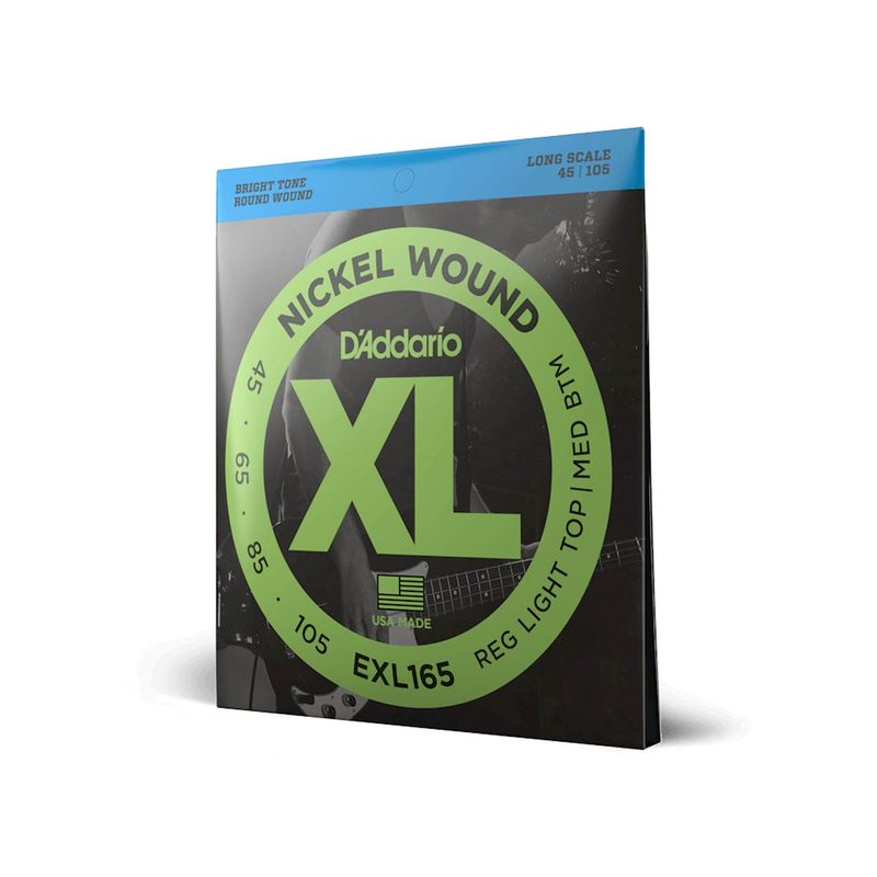 DADDARIO - Set cuerdas Daddario para bajo EXL165 escala larga 45-105