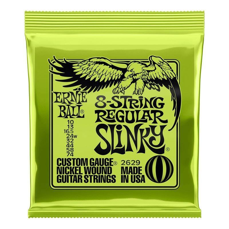 ERNIE BALL - Set guitarra eléctrica 8 Cuerdas Ernie Ball R Slk Wound 2629