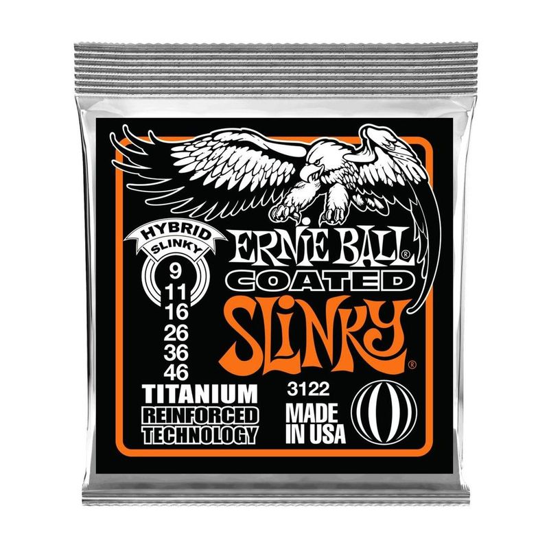 ERNIE BALL - Cuerdas guitarra eléctrica Ernie Ball 9-46 Coat Tit RPS 3122