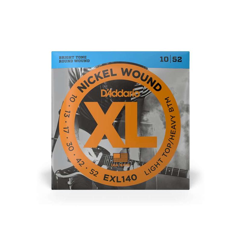 DADDARIO - Cuerdas para guitarra eléctrica Daddario 10-52 EXL140