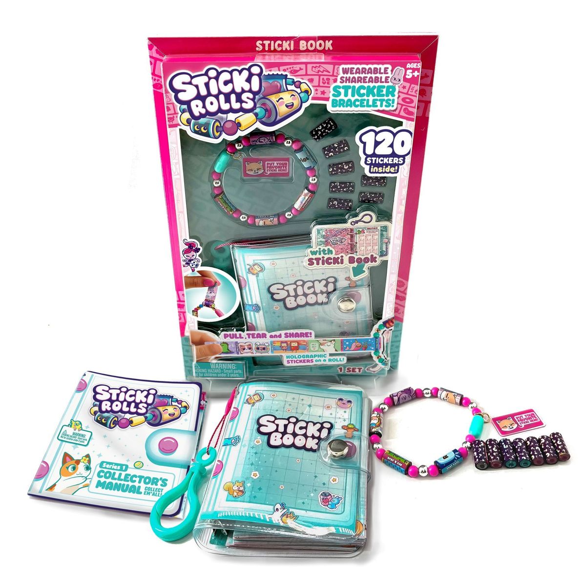 BOING TOYS - Sticki Rolls Set 1 Brazalete + Libro De Colección