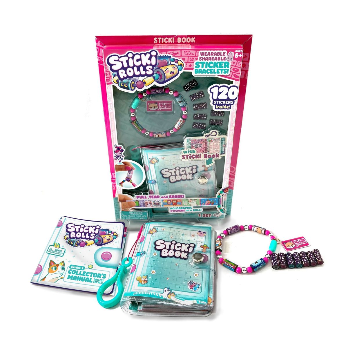 BOING TOYS - Sticki Rolls Set 1 Brazalete + Libro De Colección