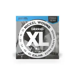 DADDARIO - Cuerdas para guitarra eléctrica 12-60 EXL148