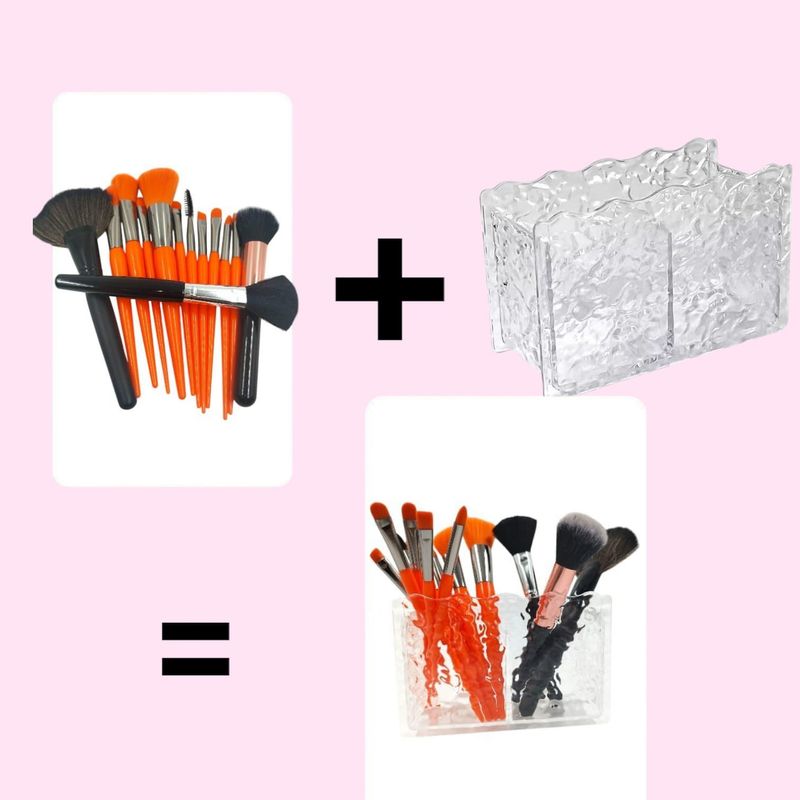 GENERICO - Set Completo De Brochas + Organizador