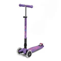 MICRO - Scooter Maxi Deluxe Plegable LED Morado