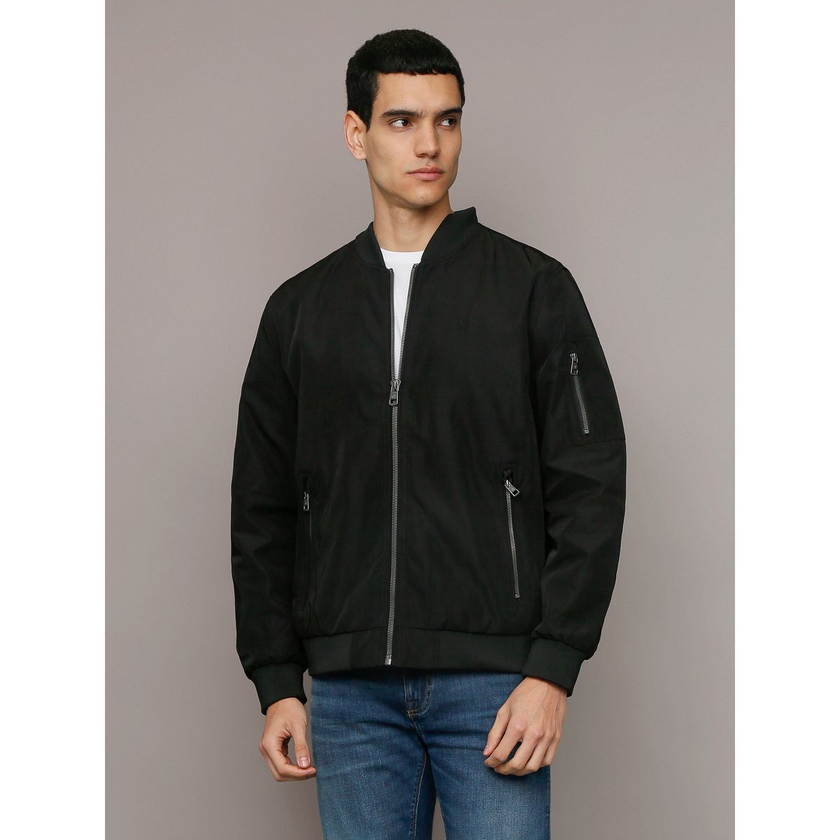 CALVIN KLEIN - Chaqueta Ligera Con Cremallera Negro Calvin Klein