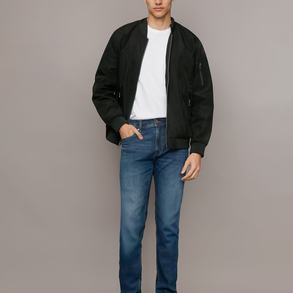 CALVIN KLEIN - Chaqueta Ligera Con Cremallera Negro Calvin Klein