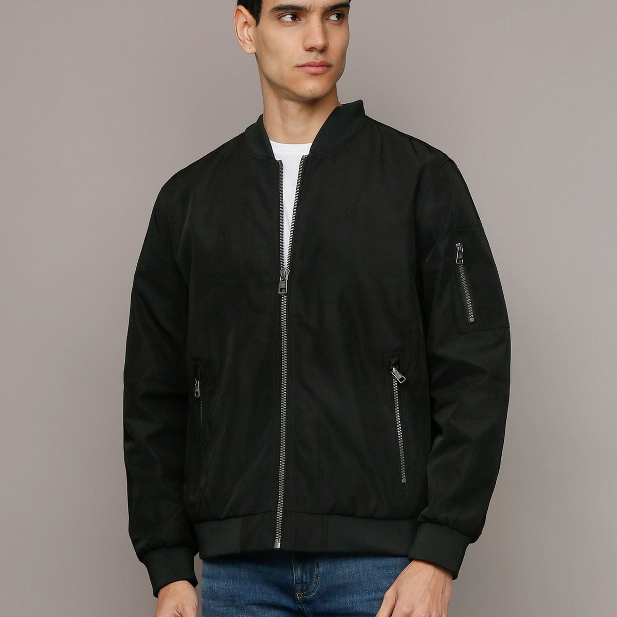 CALVIN KLEIN - Chaqueta Ligera Con Cremallera Negro Calvin Klein