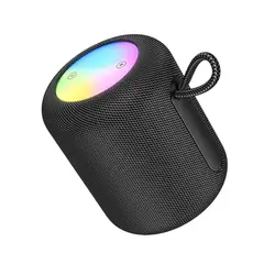 HOCO - Parlante HC30 Oceano 5W Bluetooth 54 LED TWS FM negro