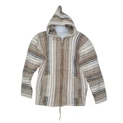 MORLAN - Chaleco de Lana de Oveja con capucha y cierre Unisex
