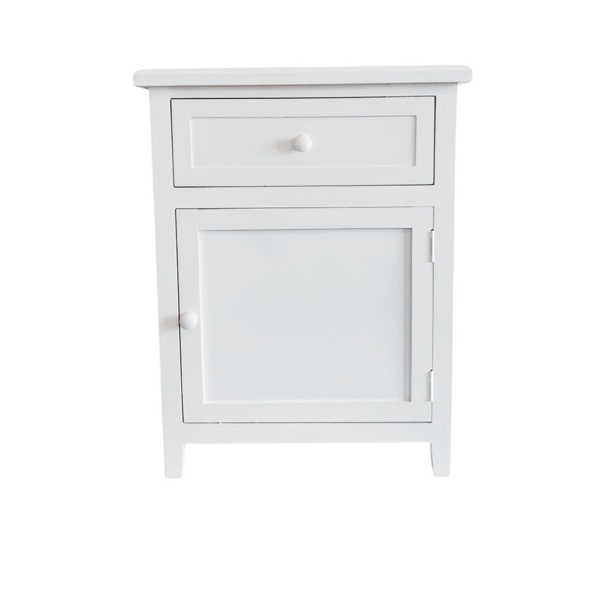 GENERICO - VELADOR DORMITORIO RECCO CAJON+PUERTA DERECHO BLANCO