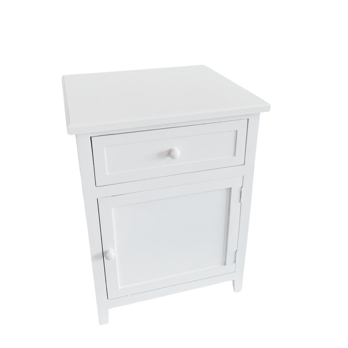 GENERICO - VELADOR DORMITORIO RECCO CAJON+PUERTA DERECHO BLANCO