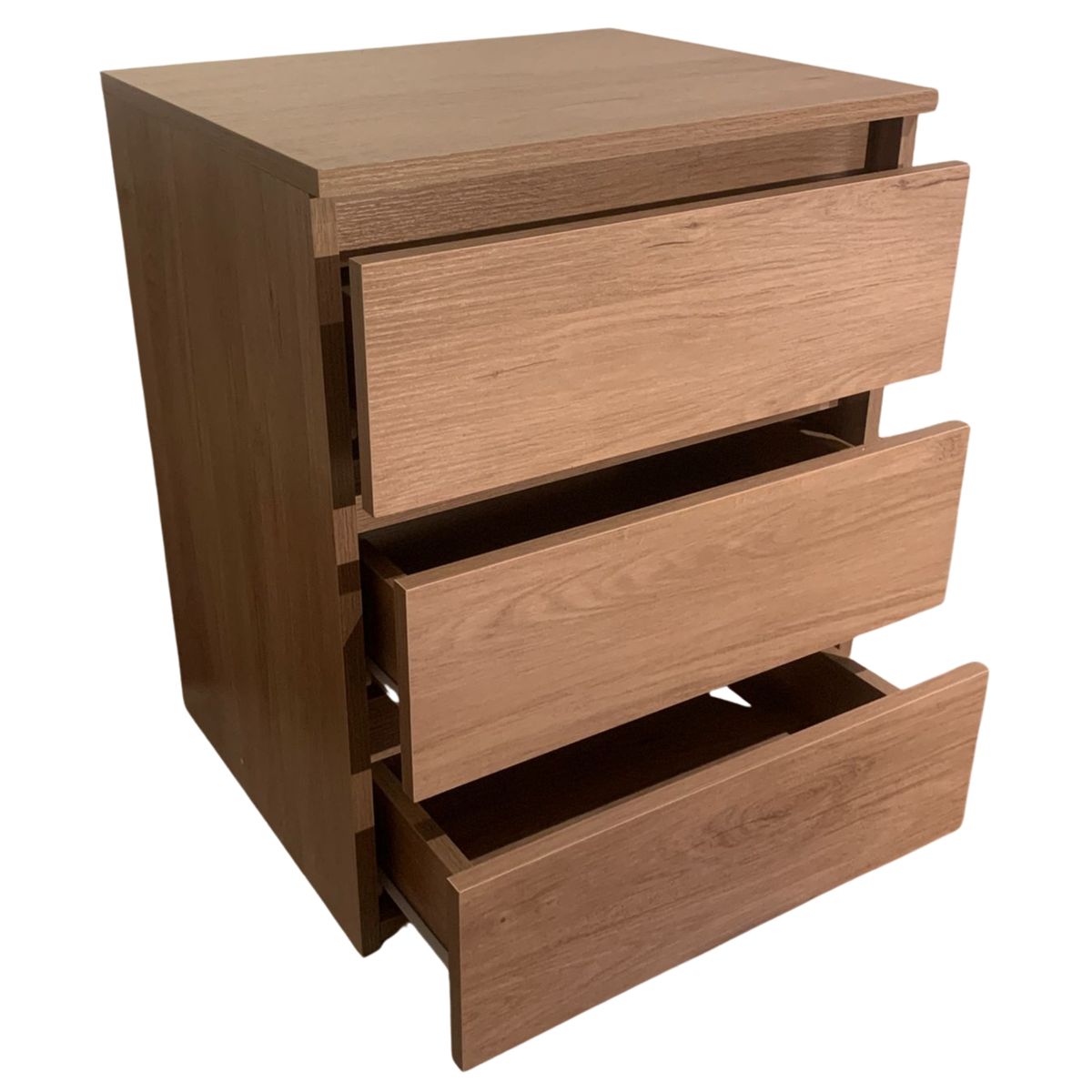 CASTELLARO - VELADOR DORMITORIO CALVARI 3 CAJONES MADERA