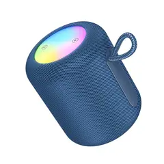 HOCO - Parlante HC30 Oceano Azul 5W con Bluetooth Radio FM y luces LED
