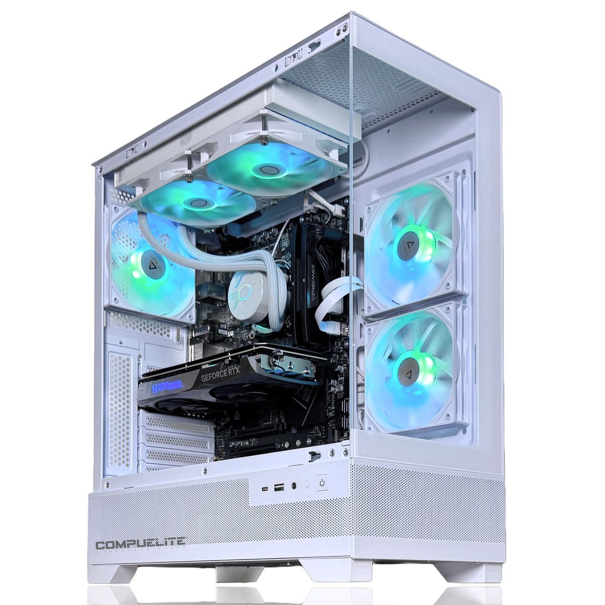 COMPU ELITE - PC Gamer Amd Ryzen 7 9700X 8-Core + 32GB DDR5 + RTX 5060 Ti 8GB