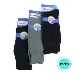 EKOL TACTICA MILITAR - Pack 3 Calcetines Soquete Térmico Soft Hombre