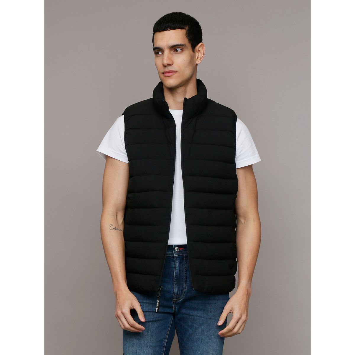 CALVIN KLEIN - Chaqueta Vest Acolchada Negro Calvin Klein