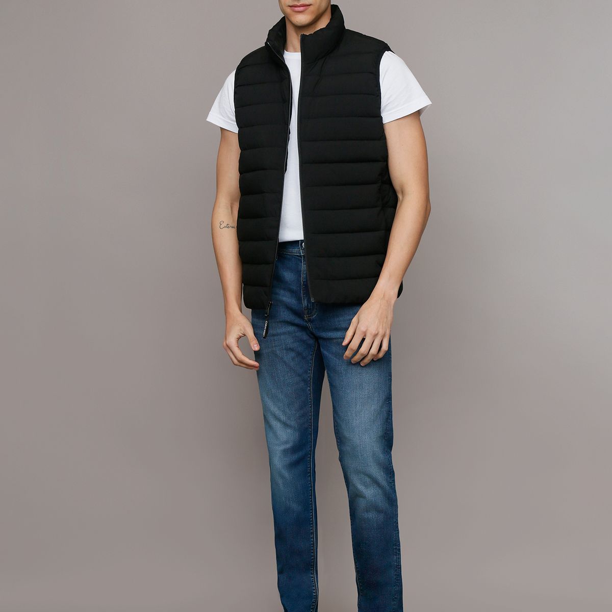 CALVIN KLEIN - Chaqueta Vest Acolchada Negro Calvin Klein