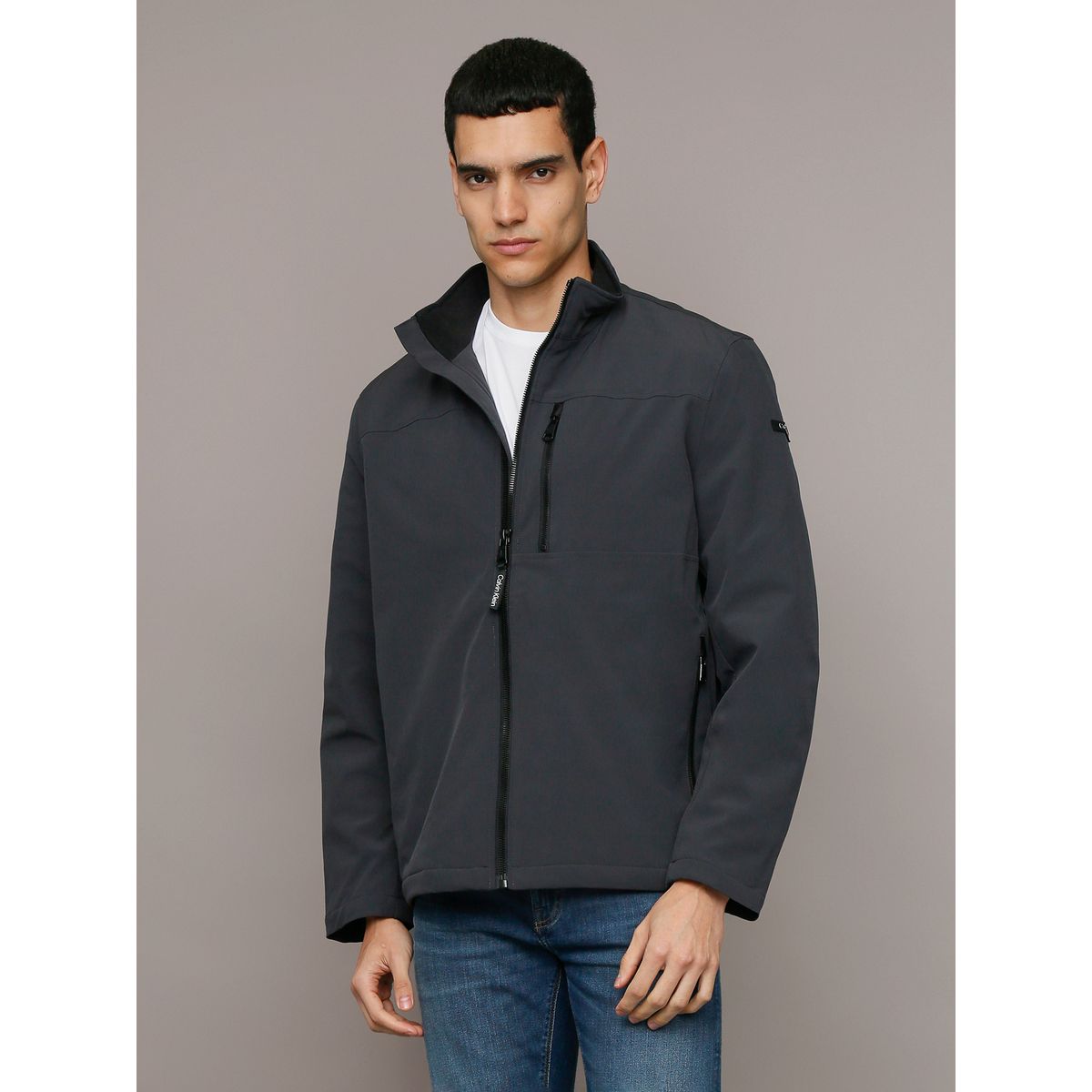 CALVIN KLEIN - Chaqueta Sherpa Lined Gris Calvin Klein