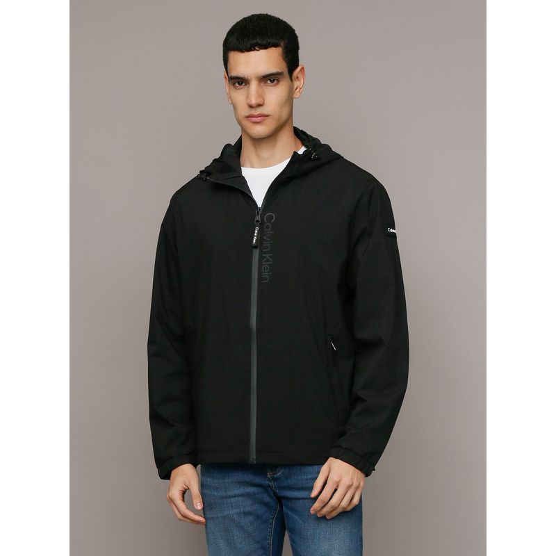 CALVIN KLEIN - Cortaviento Stretch Negro Calvin Klein