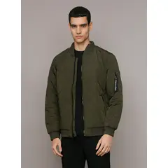 CALVIN KLEIN - Chaqueta Quilted Con Cremallera Verde