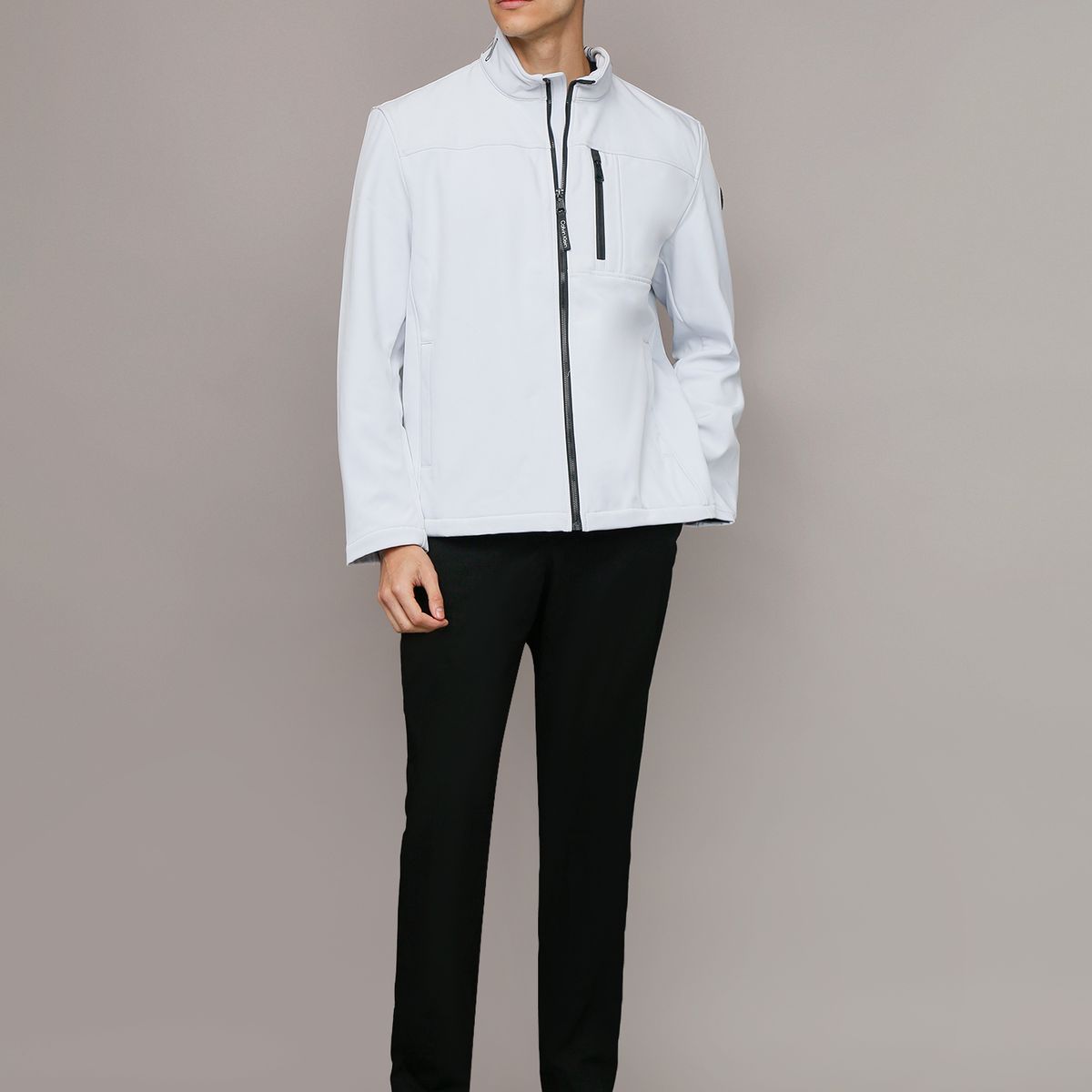 CALVIN KLEIN - Chaqueta Ck Soft Shell Blanco Calvin Klein