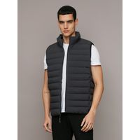 Chaqueta Vest Ligera Acolchada Gris