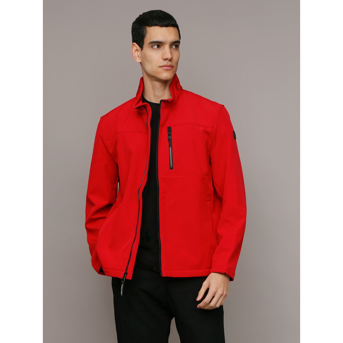 CALVIN KLEIN - Chaqueta Ck Soft Shell Rojo Calvin Klein