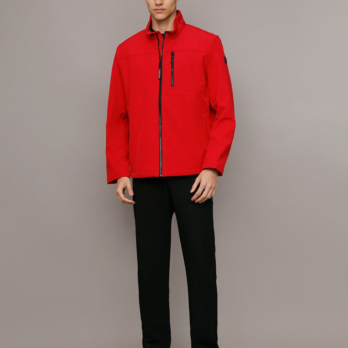 CALVIN KLEIN - Chaqueta Ck Soft Shell Rojo Calvin Klein