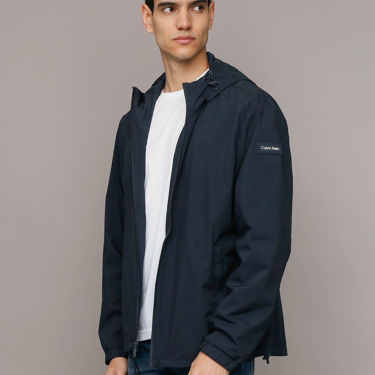 CALVIN KLEIN - Cortaviento Stretch Azul Calvin Klein NVY