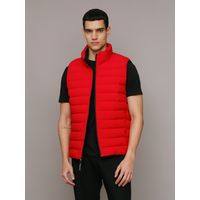 Chaqueta Vest Ligera Acolchada Rojo